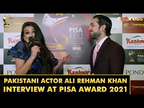 Pakistani Actor Ali Rehman Khan Interview At PISA Award 2021 | Express Tv | I2O2O