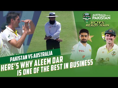 Here’s why Aleem Dar is one of the best in business | Pakistan vs Australia | PCB | MM2T