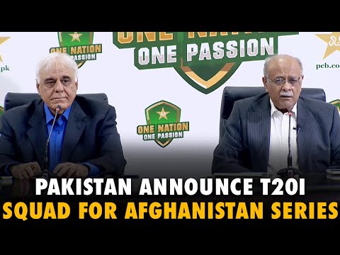 LIVE - Pakistan Announce T20I Squad For Afghanistan Series | Press Conference