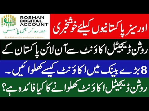 Roshan Digital Account Pakistan | Roshan Digital Account Benefits and Details