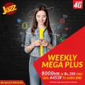 Jazz Weekly Mega Plus Internet Bundle | 8000 MB in just Rs. 200