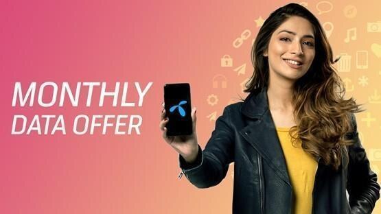 Telenor Monthly Data Internet offer | 2000 MB + 1000 MB  in just Rs. 170