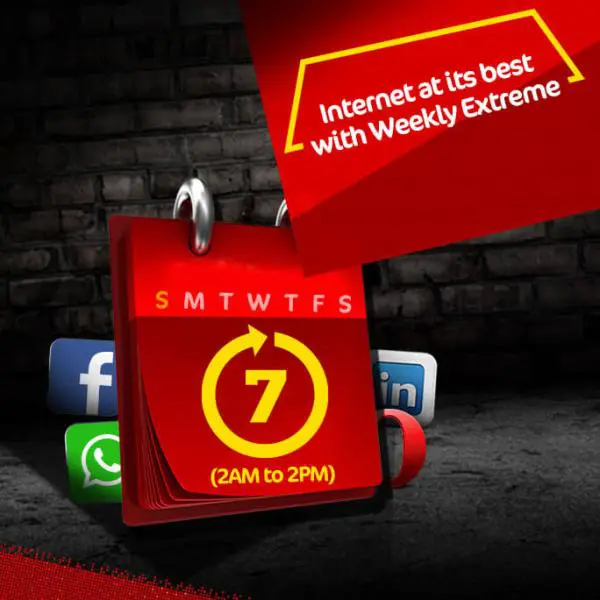Jazz Weekly Extreme Internet Bundle | 2500 MB in just Rs. 60
