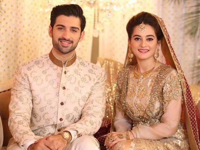 Pakistani Actors Muneeb Butt and Aiman Khan got Married| Beautiful Couple