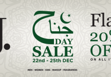 Jinnah Day Sale 2018