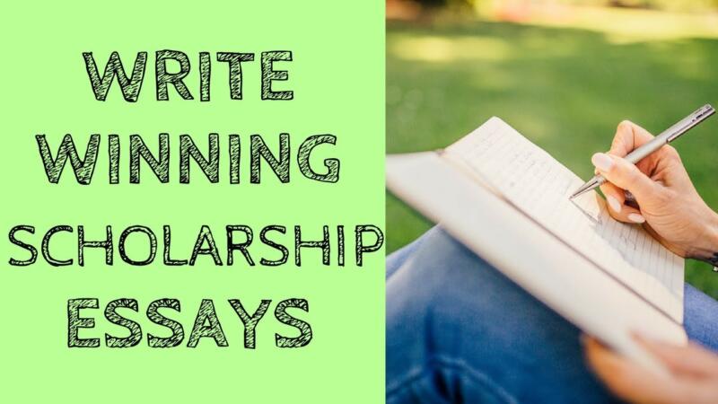 How to write a scholarship essay