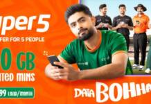Ufone Super 5 Offer: Share Data & Mins with 5 People Ufone Super 5