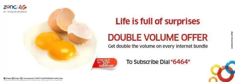 Get Double Internet Volume on Eid with Zong