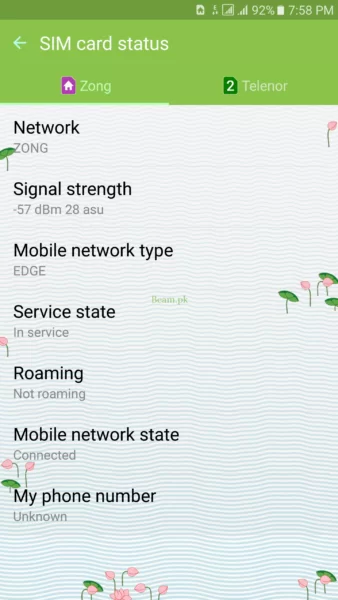 4G/3G/2G Auto Network Switching Problem in Zong