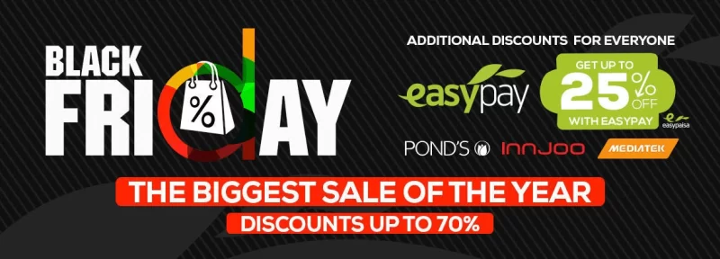 Daraz & Easypay Black Friday Sale November 2016