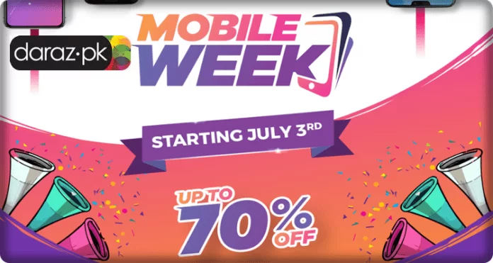 Daraz Mobile Week 2018 for One Week | Get Up To 70% OFF Now