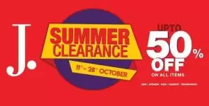 J. Almirah Summer Clearance Sale 2018