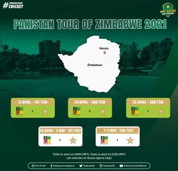 Pakistan vs Zimbabwe – Match, Schedule, Location and More Details