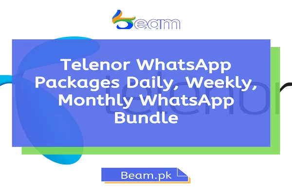 Telenor WhatsApp Packages 2024 – Daily, Weekly & Monthly Bundles