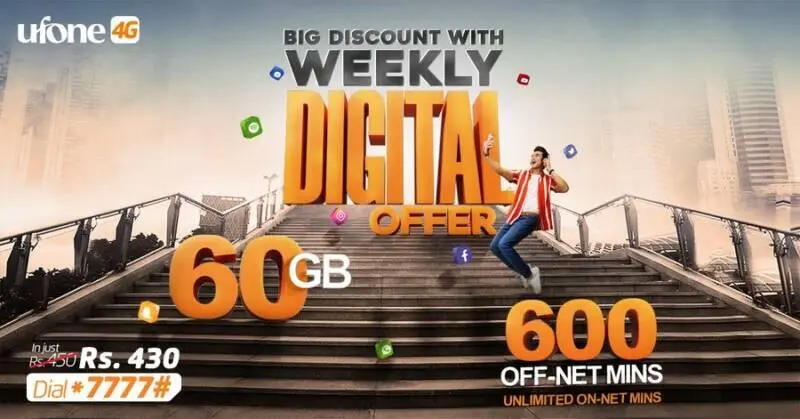Ufone brings two new offers|Weekly Digital Offer,Weekly Max Offer